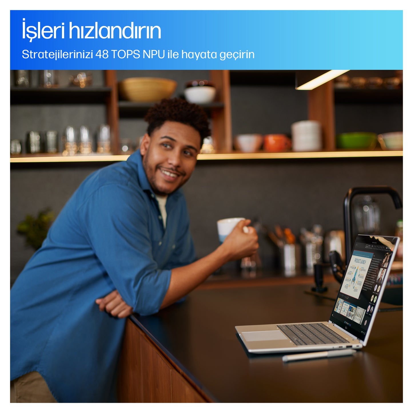 HP EliteBook X AI G1i D30U8ET Ultra5 228V 32GB 1TBSSD 14” W11P Dizüstü Bilgisayar - Resim 6