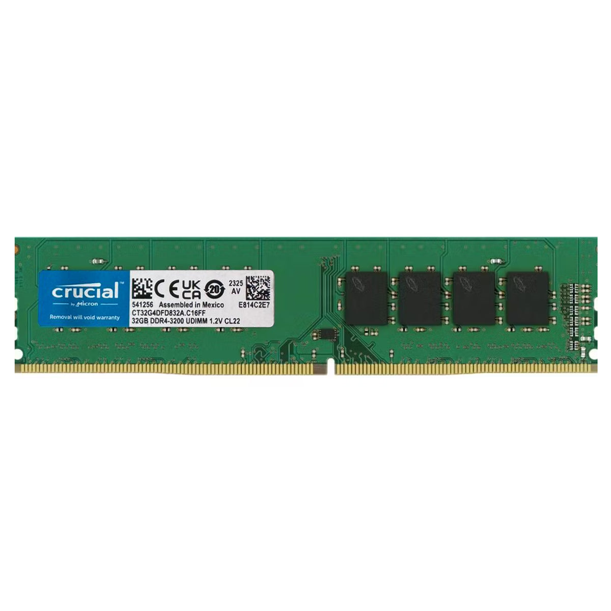 Crucial CT32G4DFD832A 32GB DDR4 3200MHz Masaüstü Ram