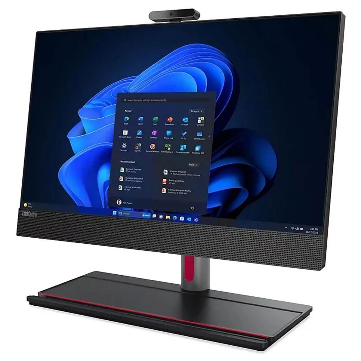 Lenovo ThinkCentre 12SKS50800 i5-14400 16GB 1TBSSD 23.8" FHD FreeDOS All In One Bilgisayar - Resim 2