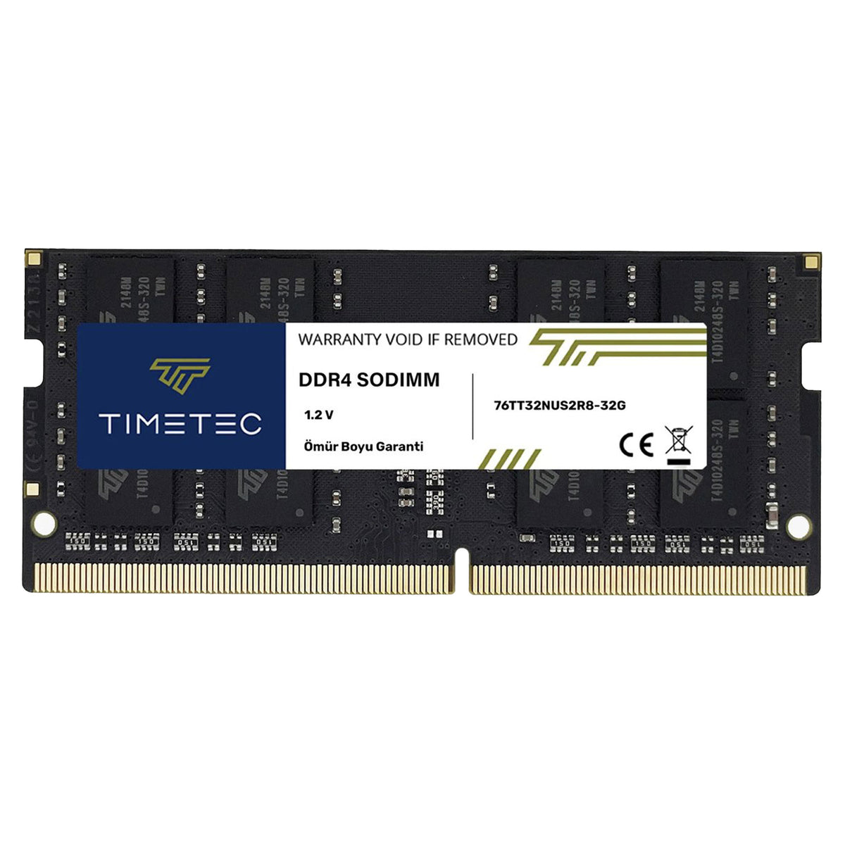 Timetec 76TT32NUS2R8-32G 32GB DDR4 3200MHz Notebook Ram